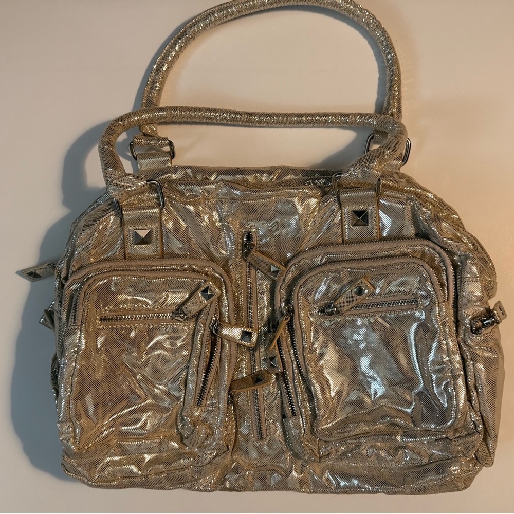 Glamorous Silver Women's Shoulder Bag